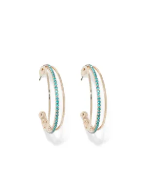 Angel Sparkly Hoop Earrings