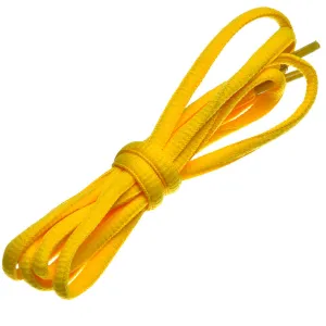 Birch's Oval Half Round 1/4" Shoe Laces - Yellow