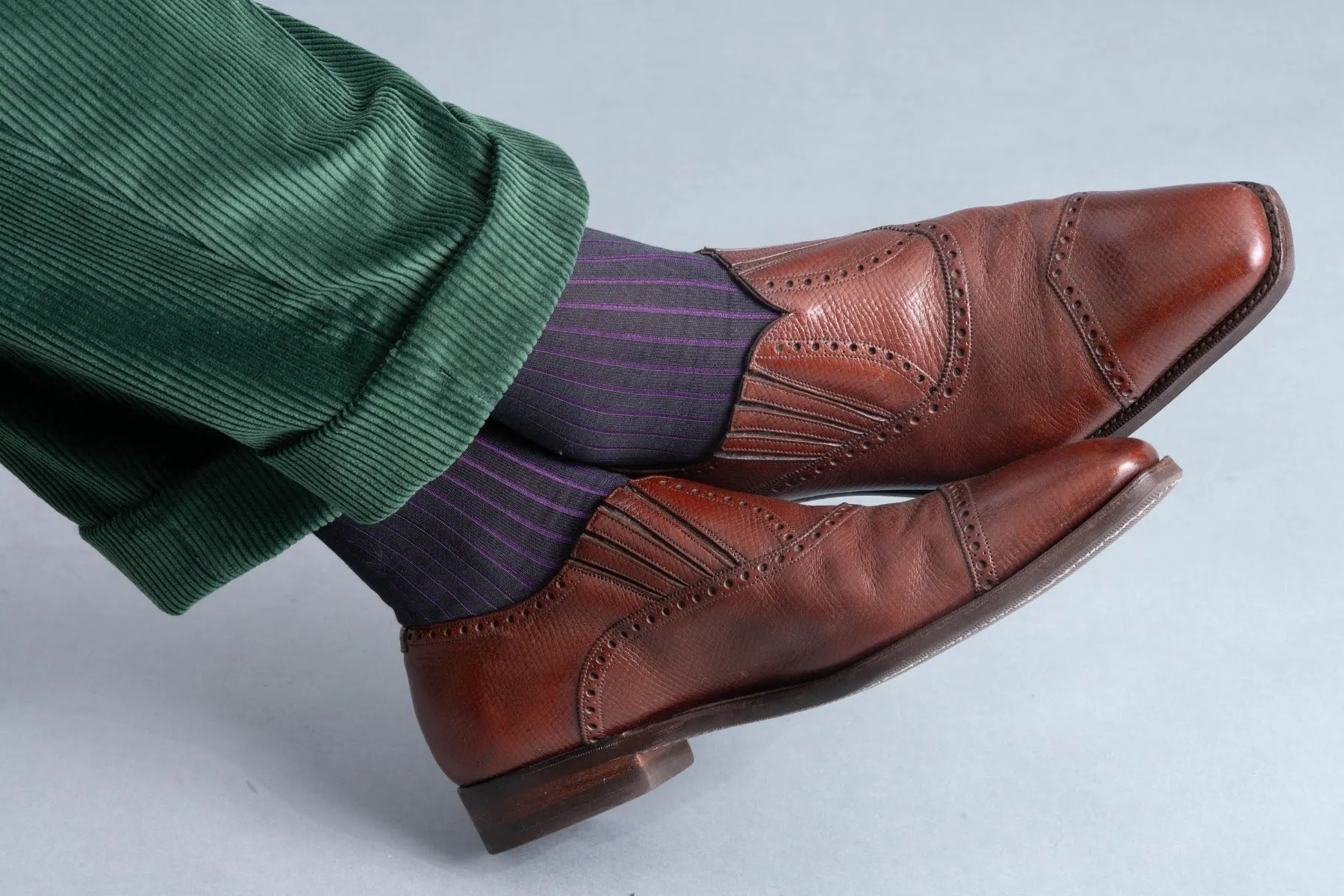 British Racing Green Stancliffe Corduroy Trousers