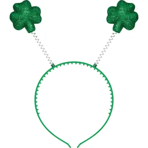 Bulk St. Patrick's Day Plastic Headbands w/ Glitter (12 per Case)