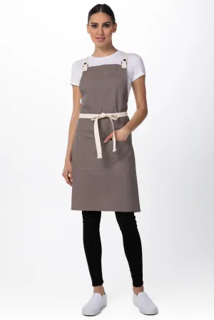 Chef Works Byron Cross-Back Apron- Grey