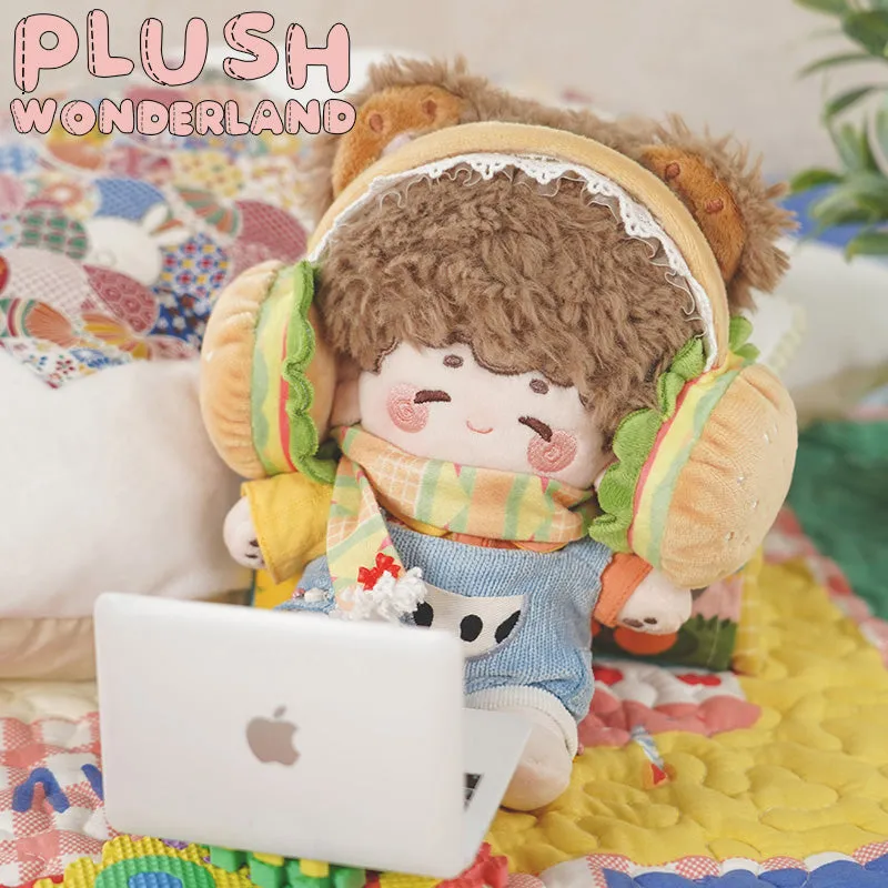 【Consignment Sales】PLUSH WONDERLAND Hamburgers / Muffins Earmuffs Scarf Plushie 20CM Cute