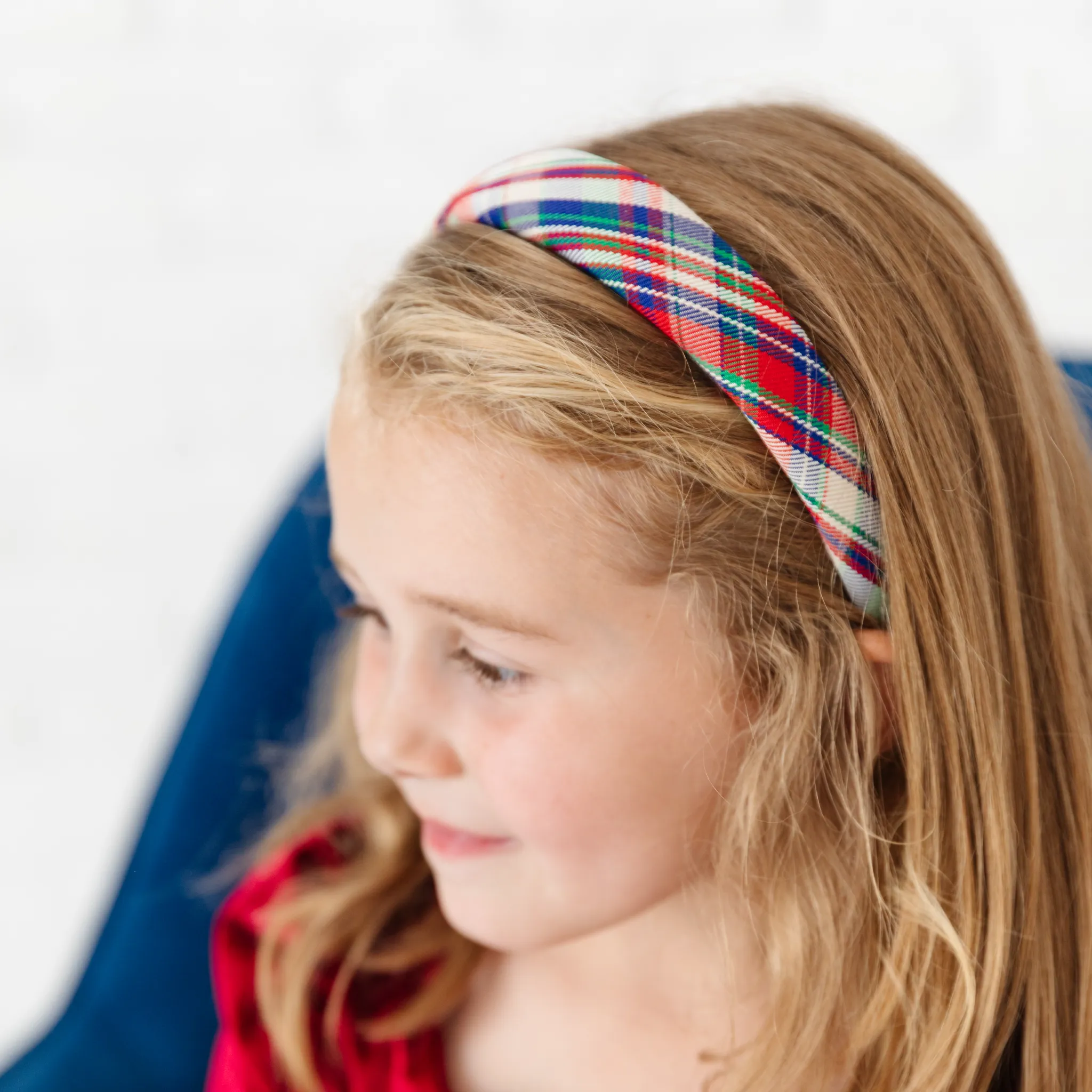 Cushioned Headband - Festive Plaid