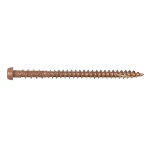 Deck-Drive DCU COMPOSITE Screw - #10 x 2-3/4 in. T20, Quik Guard®, Red 01 (70-Qty) (Pack of 5)