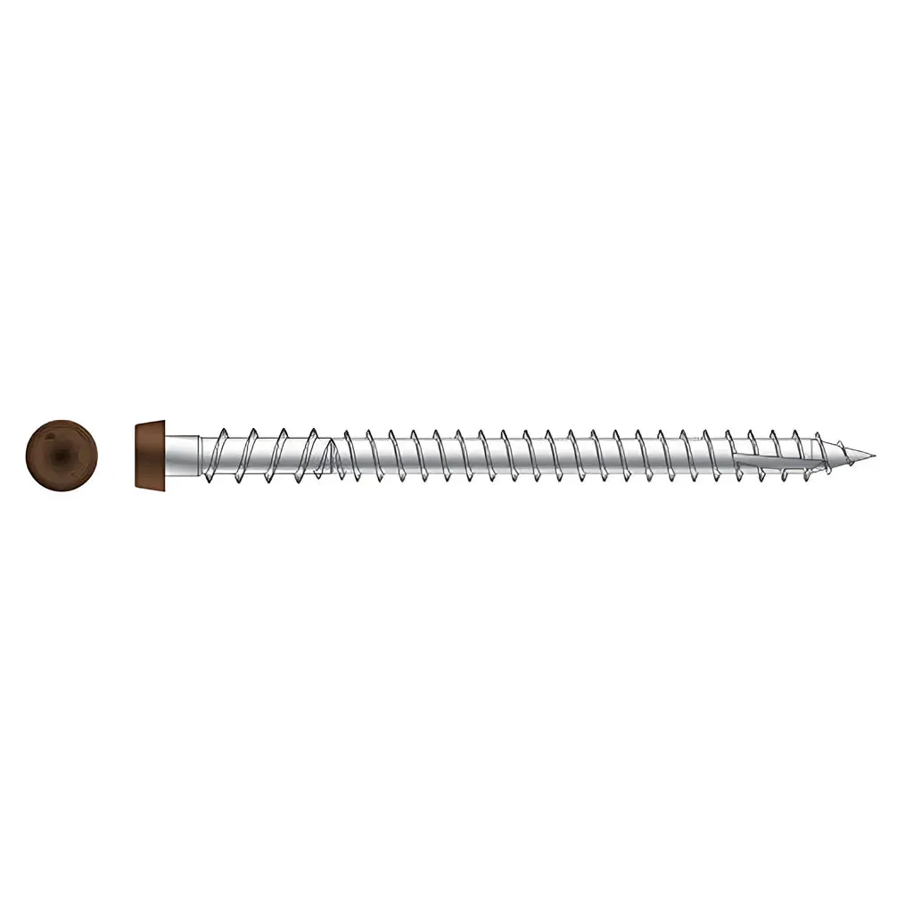 Deck-Drive DCU COMPOSITE Screw - #10 x 2-3/4 in. T20, Type 305, Red (1750-Qty)