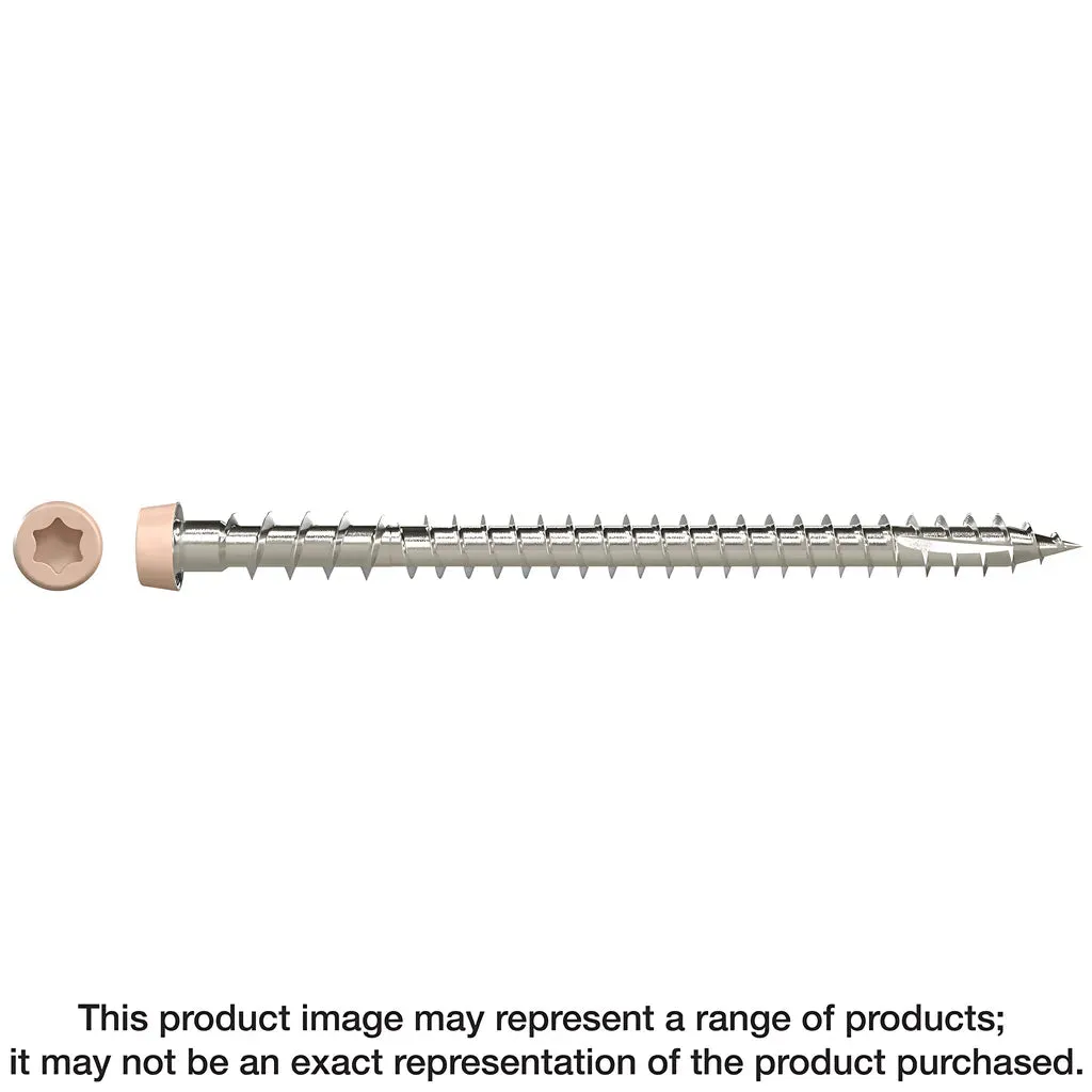 Deck-Drive DCU COMPOSITE Screw - #10 x 2-3/4 in. T20, Type 305, Tan 05 (350-Qty)