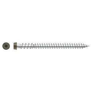 Deck-Drive DCU COMPOSITE Screw - #10 x 2-3/4 in. T20, Type 316, Brown 05 (350-Qty)