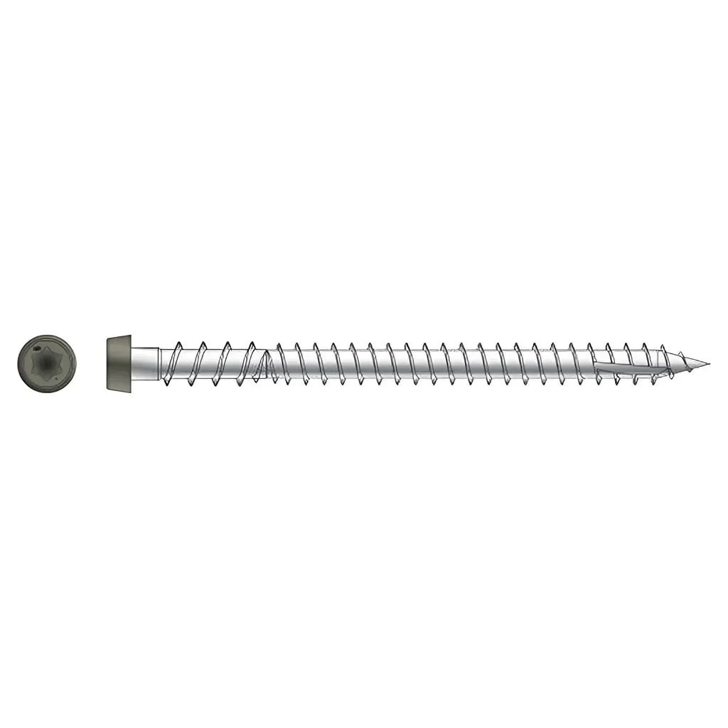 Deck-Drive DCU COMPOSITE Screw - #10 x 2-3/4 in. T20, Type 316, Gray (70-Qty) (Pack of 5)