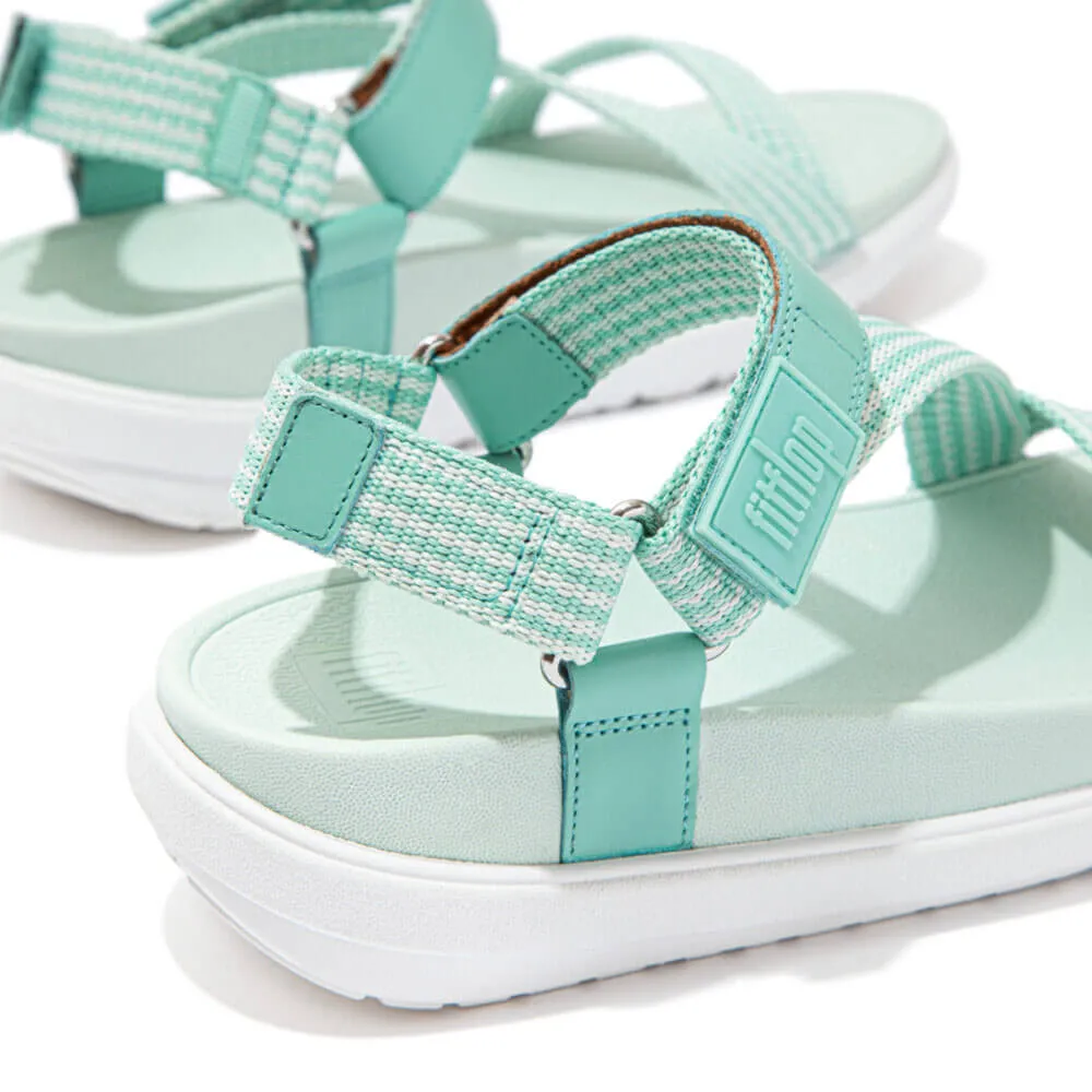 FitFlop Loosh Webbing Sandals - Sea Foam Green