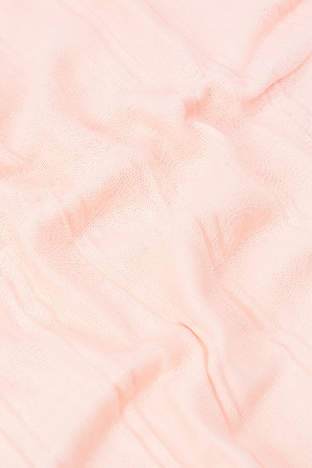 Girls Pink Pleated Scarf