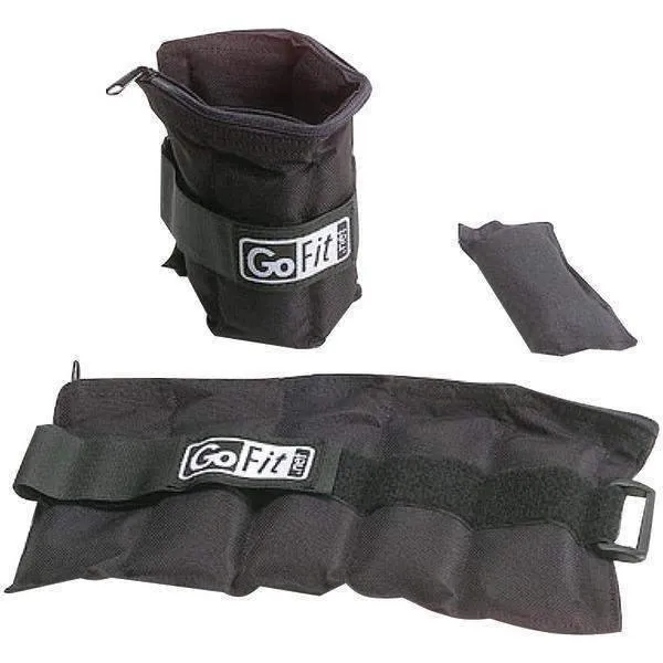 GoFit GF-5W Ankle Weights (Adjusts from .5lb to 5lbs)