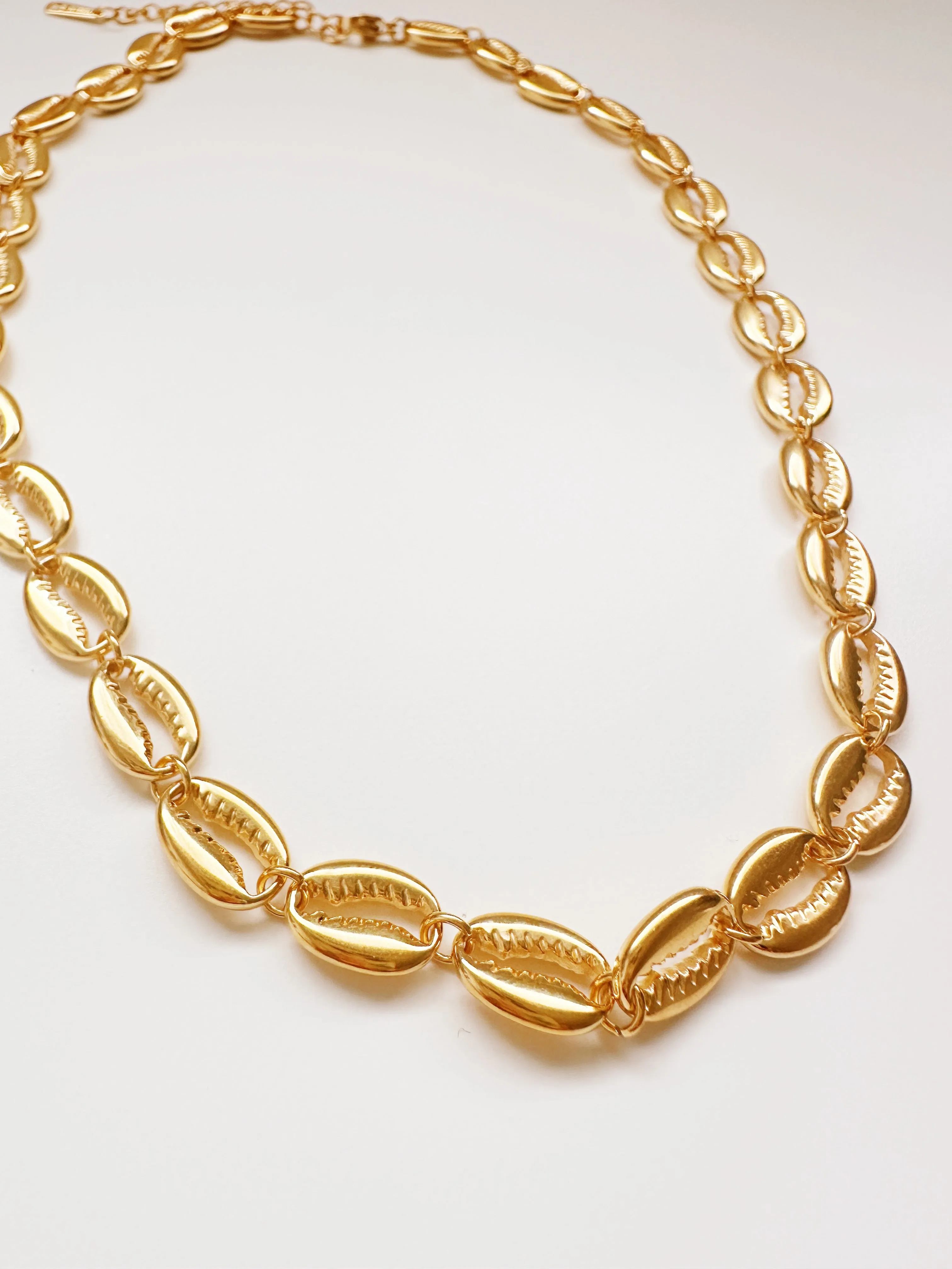 Goldie Cowrie Necklace