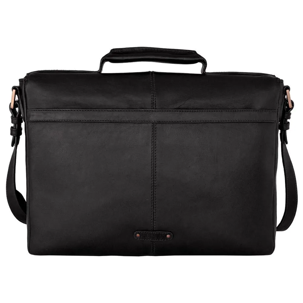 HIDESIGN Charles 15" Laptop Compatible Leather Briefcase