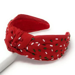 Holiday Sprinkles Knot Headband