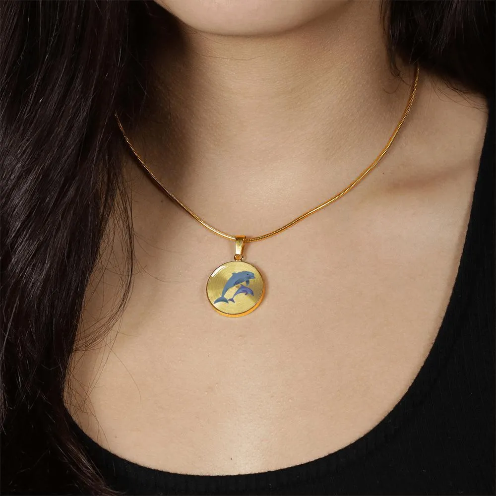 I Love Dolphins Necklace