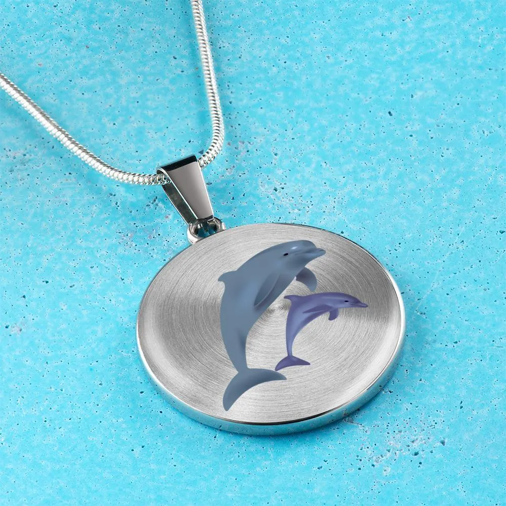 I Love Dolphins Necklace