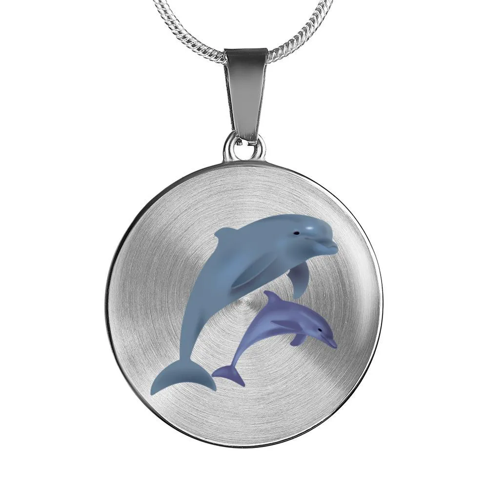 I Love Dolphins Necklace