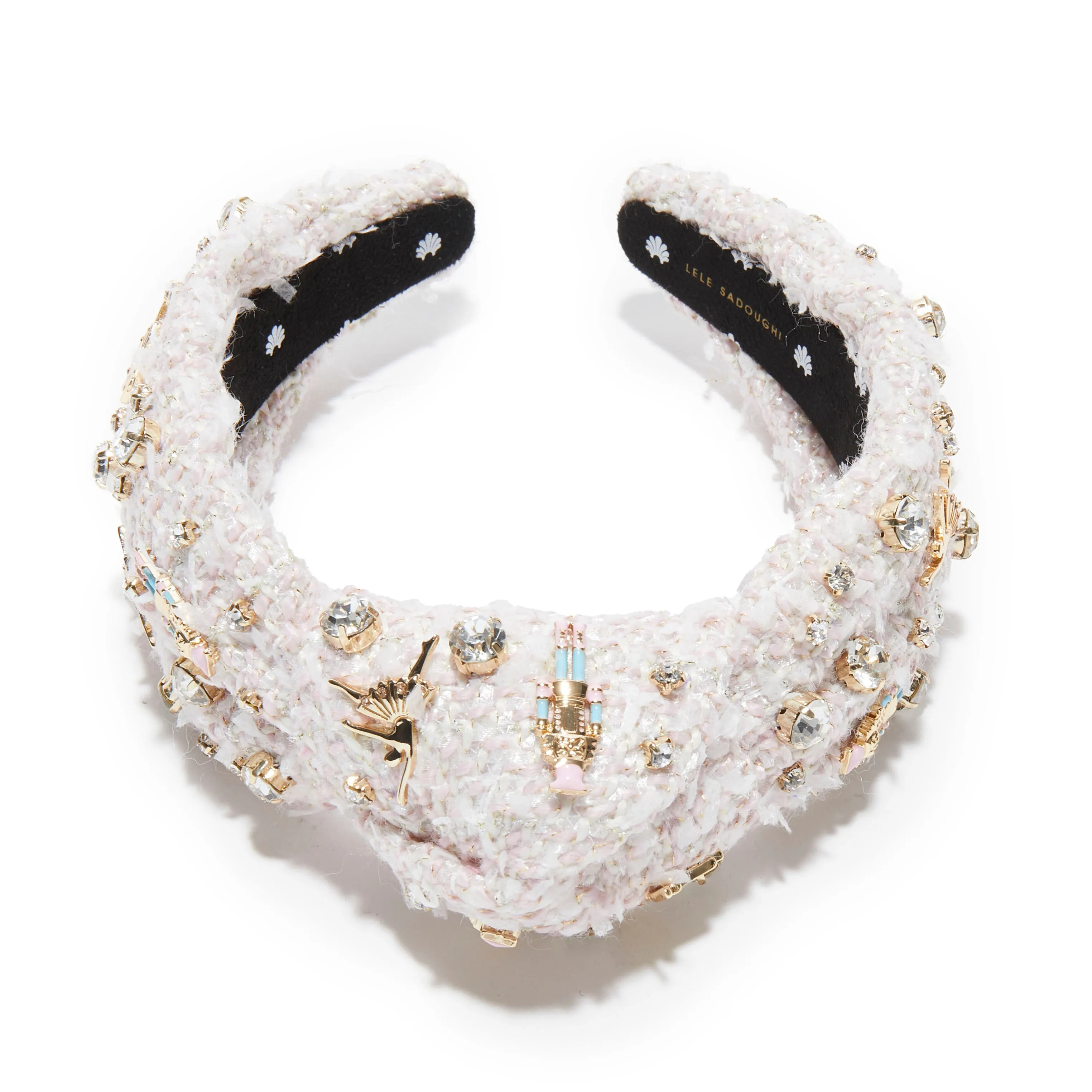 IVORY NUTCRACKER EMBELLISHED KNOTTED HEADBAND