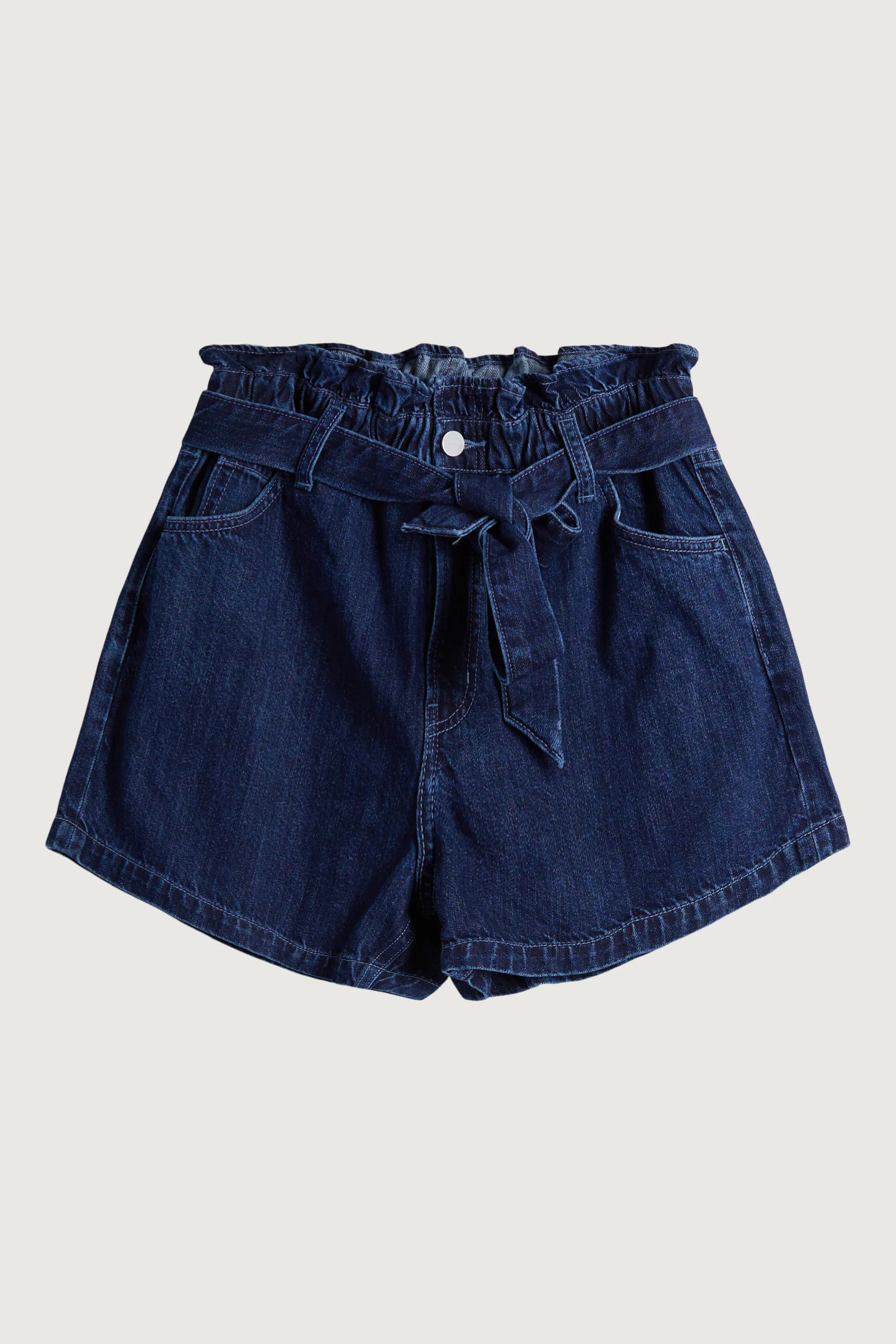 JEAN PAPERBAG SHORT