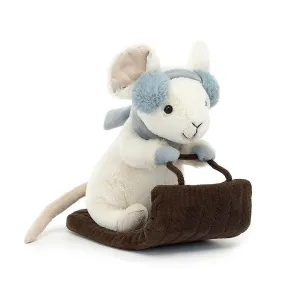 Jellycat Merry Mouse Sleighing