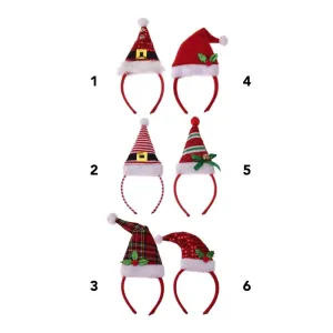 Koopman 26cm Christmas Hat Headware (Choice of 6)