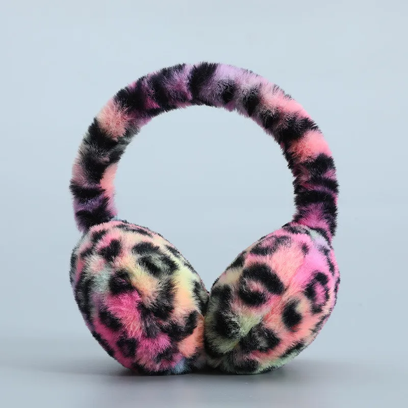 Leopard Print Plush Earmuffs