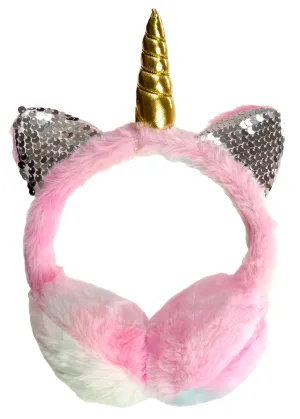 Luna Spark Unicorn Sequin Plush Earmuff