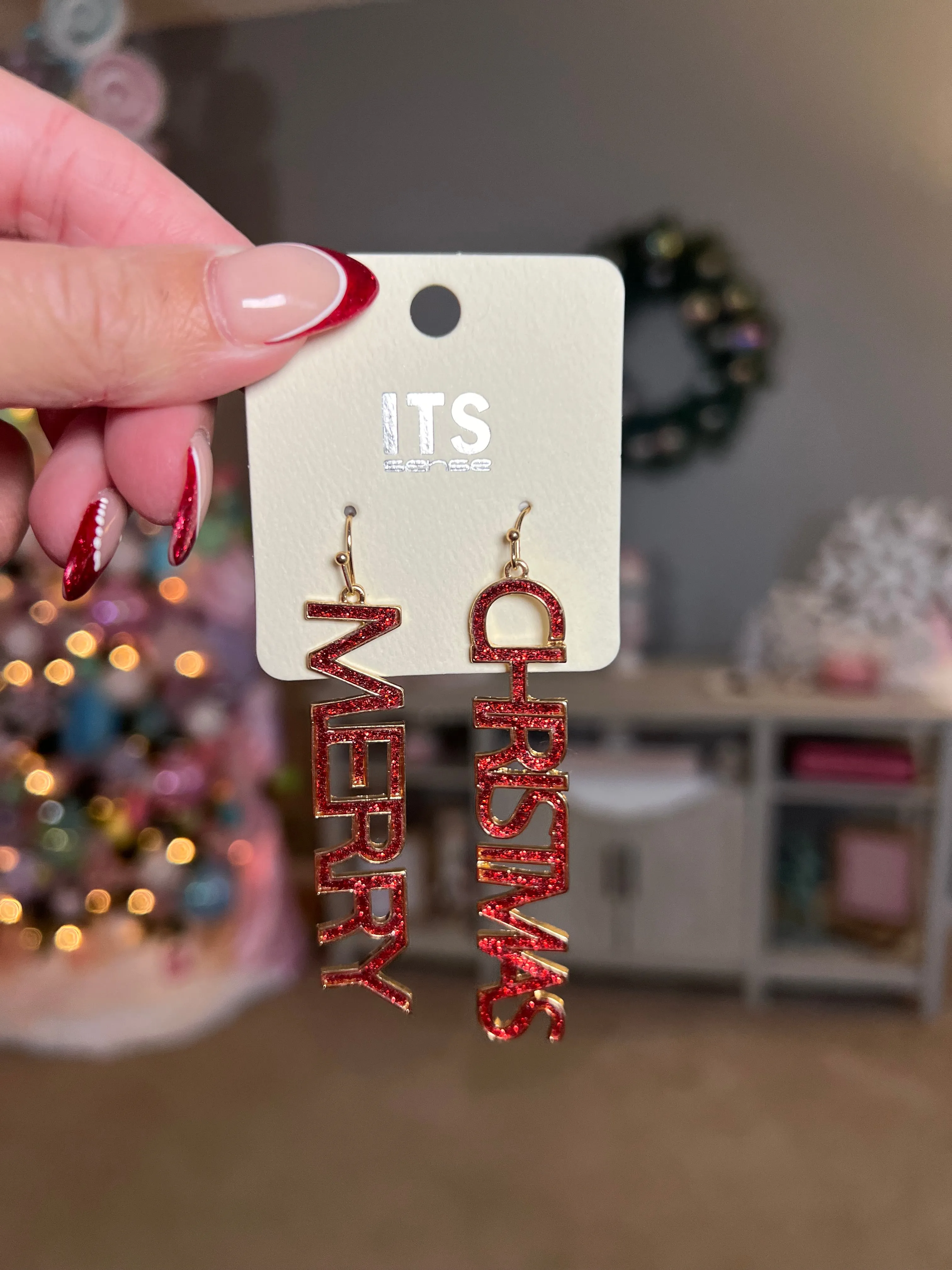 Merry Christmas Earrings