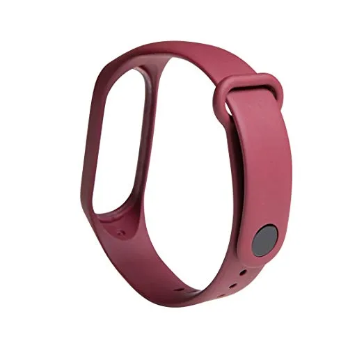 Mi Band 3 (Black)   Additional Strap (Red)