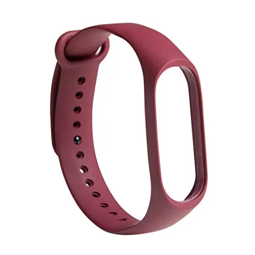 Mi Band 3 (Black)   Additional Strap (Red)