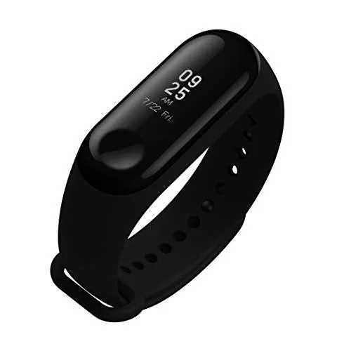 Mi Band 3 (Black)   Additional Strap (Red)