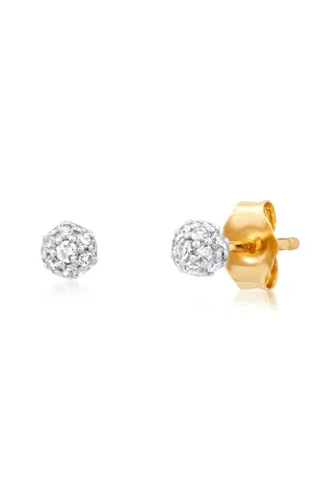 Mini Diamond Orb Studs