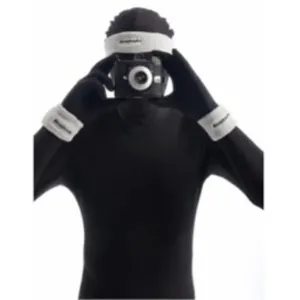 Morphsuit Silver Sweatbands