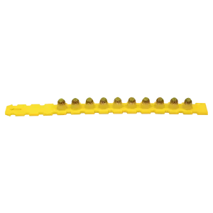 P27SL 0.27-Caliber Plastic, Imported 10-Shot Strip Load, Yellow (100-Qty) (Pack of 100)