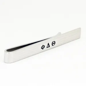 Phi Delt Silver Tie Clip Bar