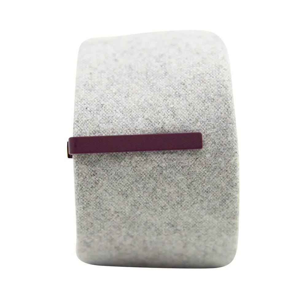 Plum Metal Tie Bar