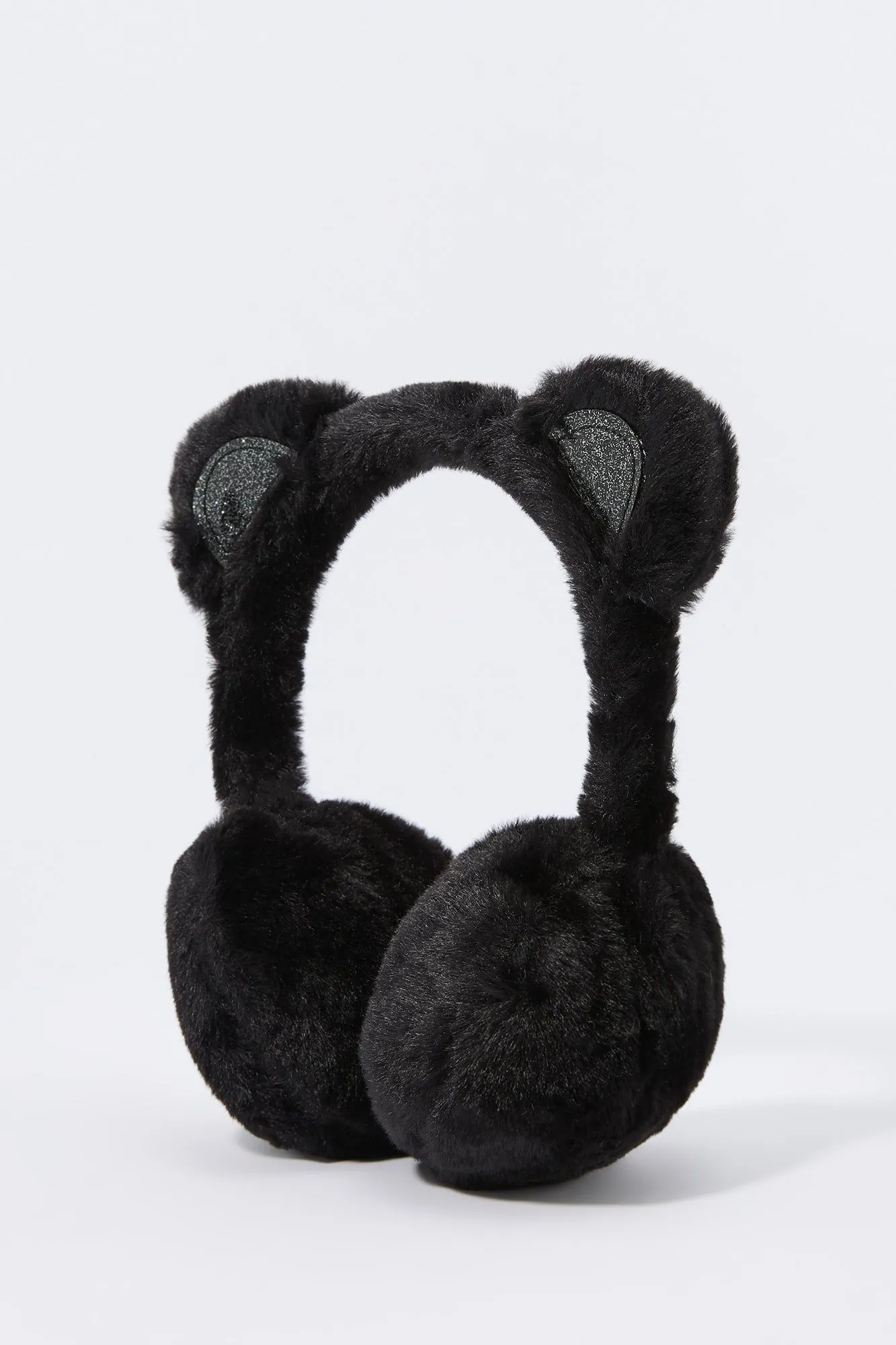 Protège-oreilles en peluche avec oreilles de chat pour fille