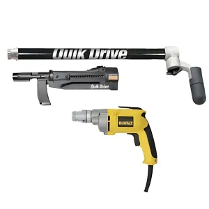 Quik Drive® PRO300S Decking System Promo Kit w/ DeWalt® 2500 RPM Screwdriver Motor