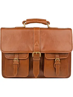 Scully Leather Ranchero Workbag Brown