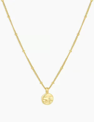 Shorebreak Necklace, Gold Plated