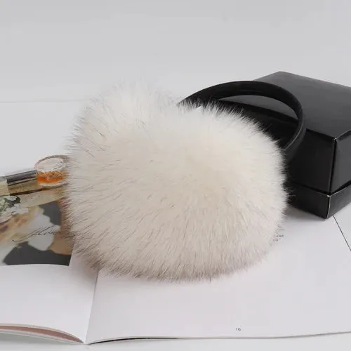 TEEK - Plush Genuine Fox Fluff Earmuffs