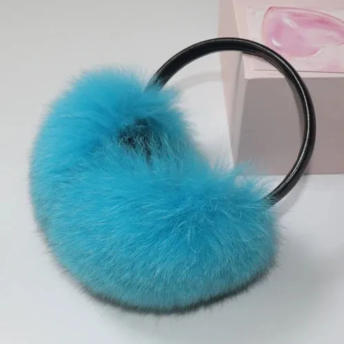 TEEK - Plush Genuine Fox Fluff Earmuffs