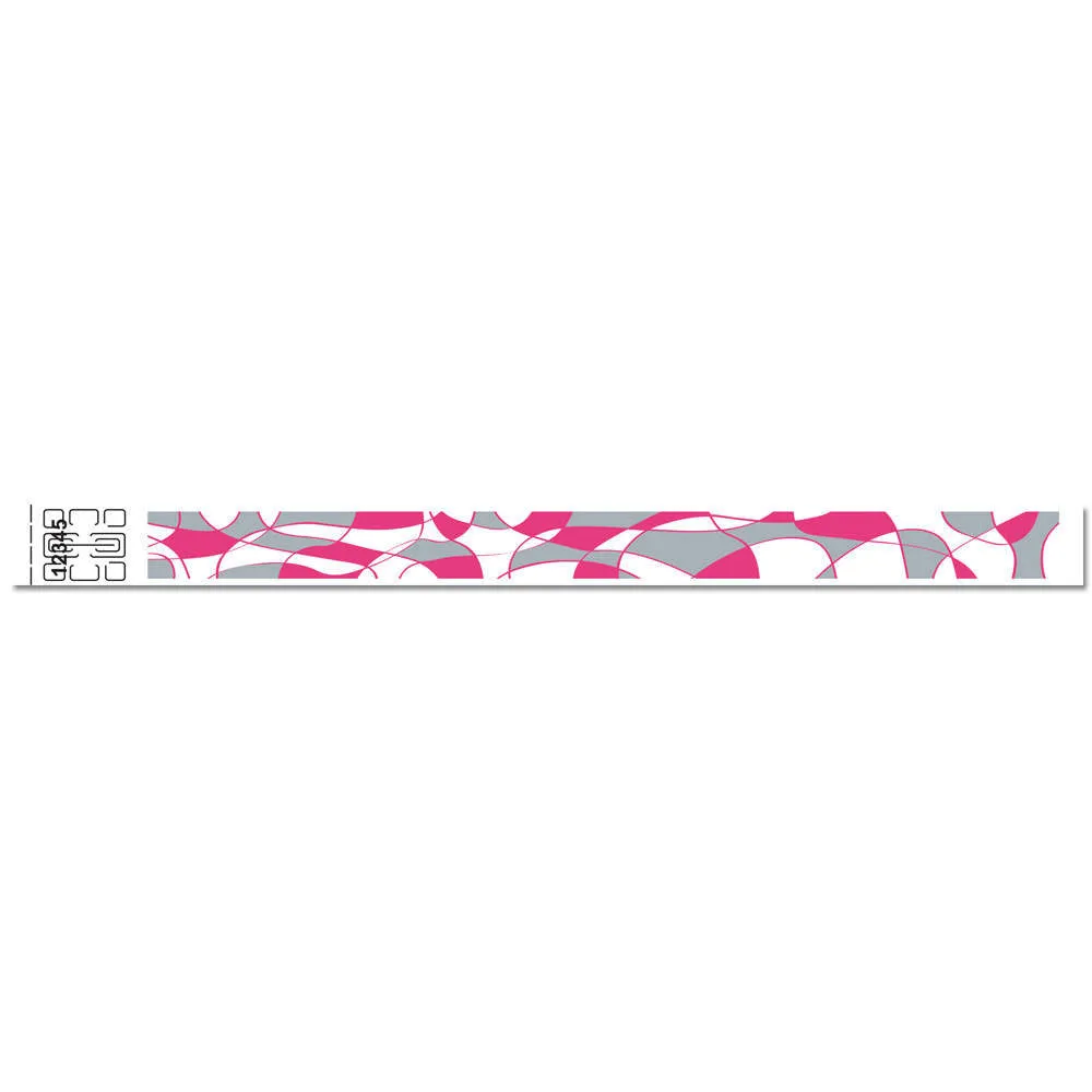 Tytan-Band® Expressions Tyvek Wristbands 3/4" Abstract Design NTX118 (500/Pack)