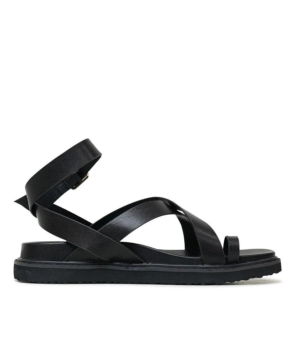 Zinnia Black Sandals