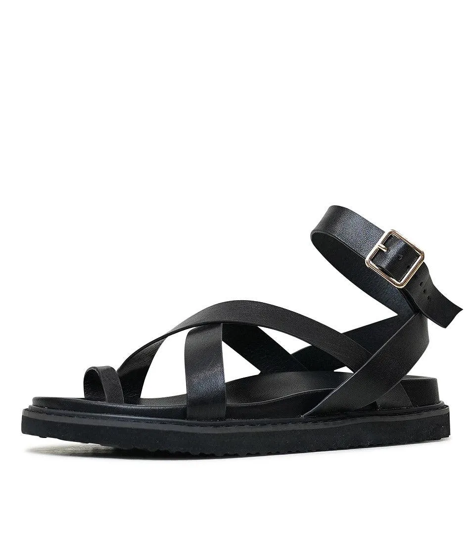 Zinnia Black Sandals